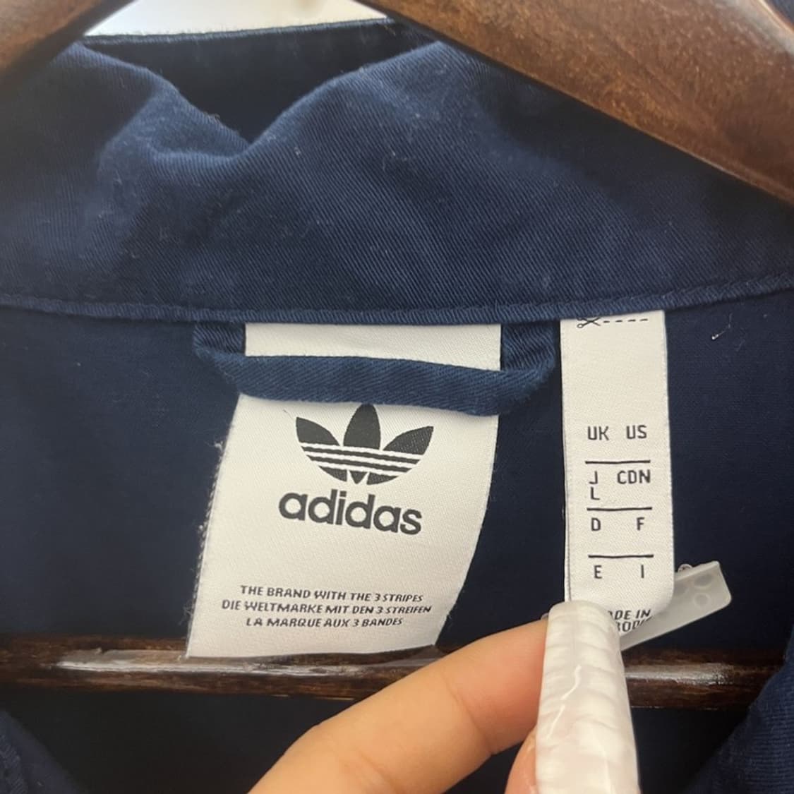 아디다스 Y2K 레트로 빈티지 코튼 져지 집업 L C10783 상품이미지5