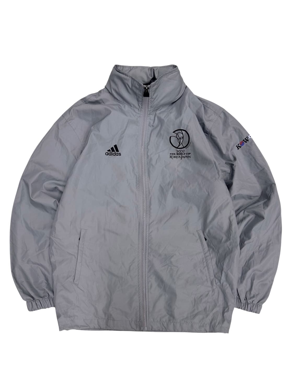 00s 아디다스 2002 월드컵 바람막이 그레이 (M~L) 상품이미지1