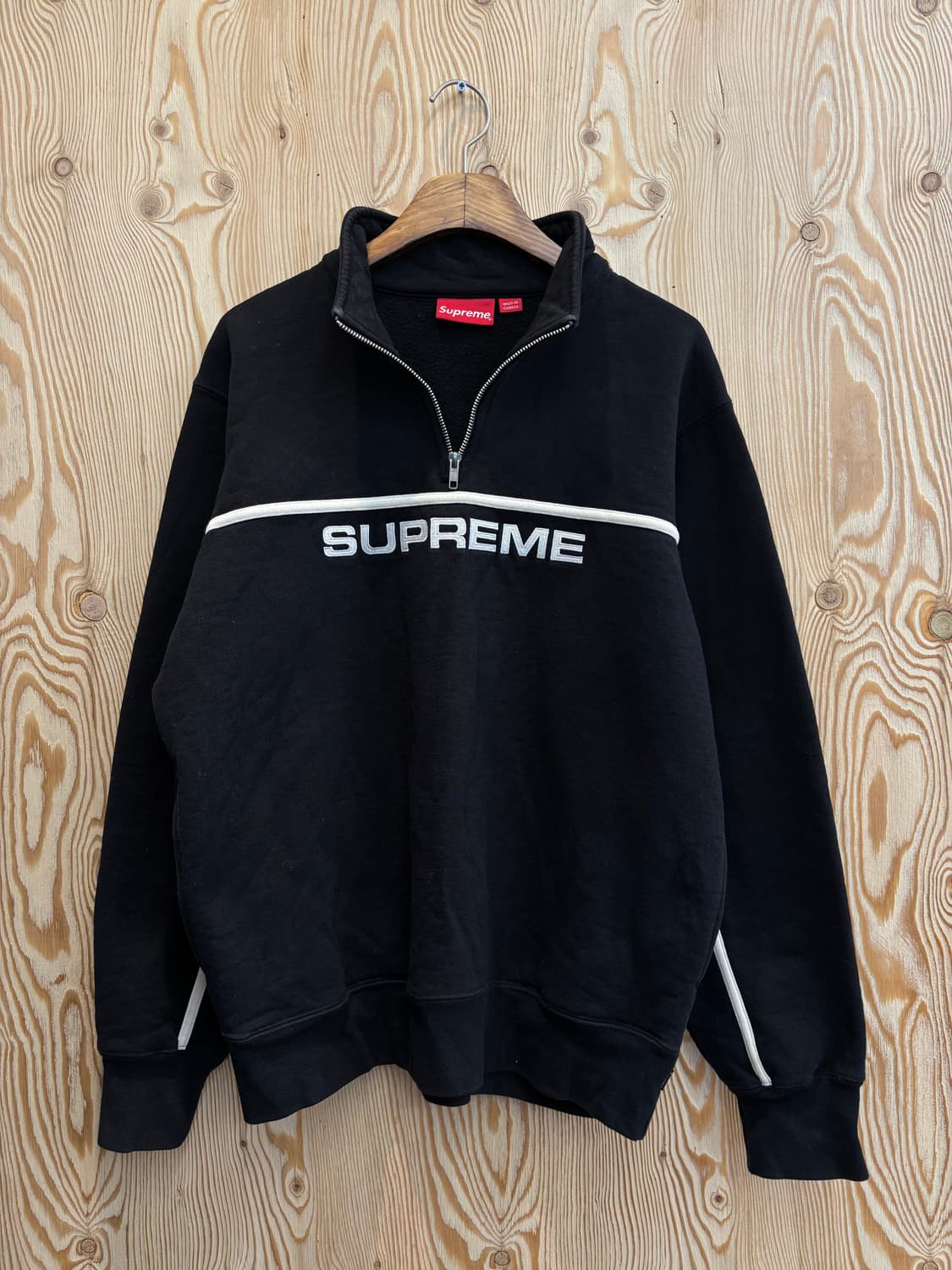 17fw 슈프림 투톤 하프 집업 스웻셔츠 상품이미지2