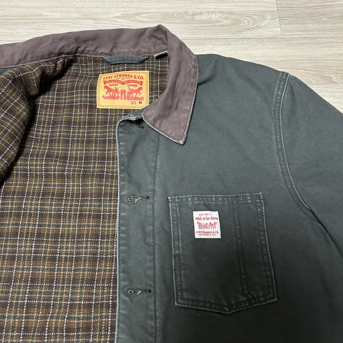 리바이스 버클리 라인드 초어 코트 자켓 상품이미지3