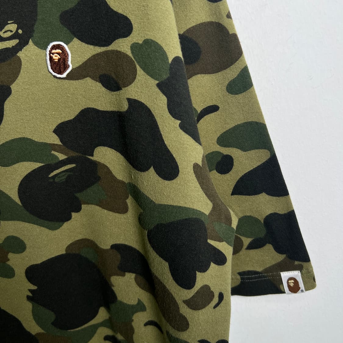 Bape 베이프 카모 원 포인트 반팔 티셔츠 2XL 상품이미지8