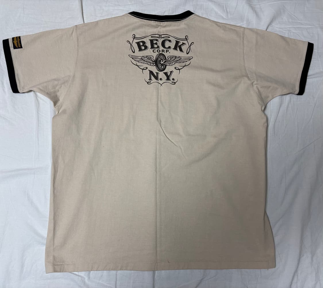 토이즈맥코이 조니링거티 티셔츠 BECK CORP 베이지 상품이미지2