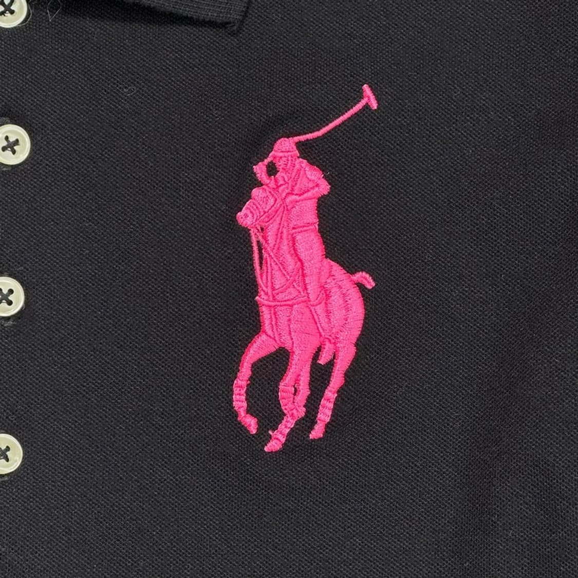 RALPH LAUREN 핑크 빅포니 긴팔 셔츠 블랙 L 상품이미지2