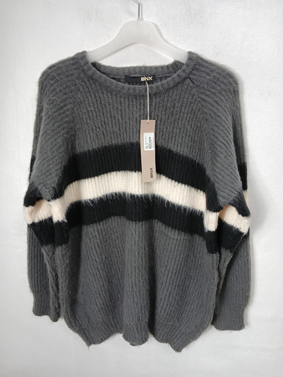 BNX 스트라이프 따뜻한 니트 88-99 새제품 상품이미지4