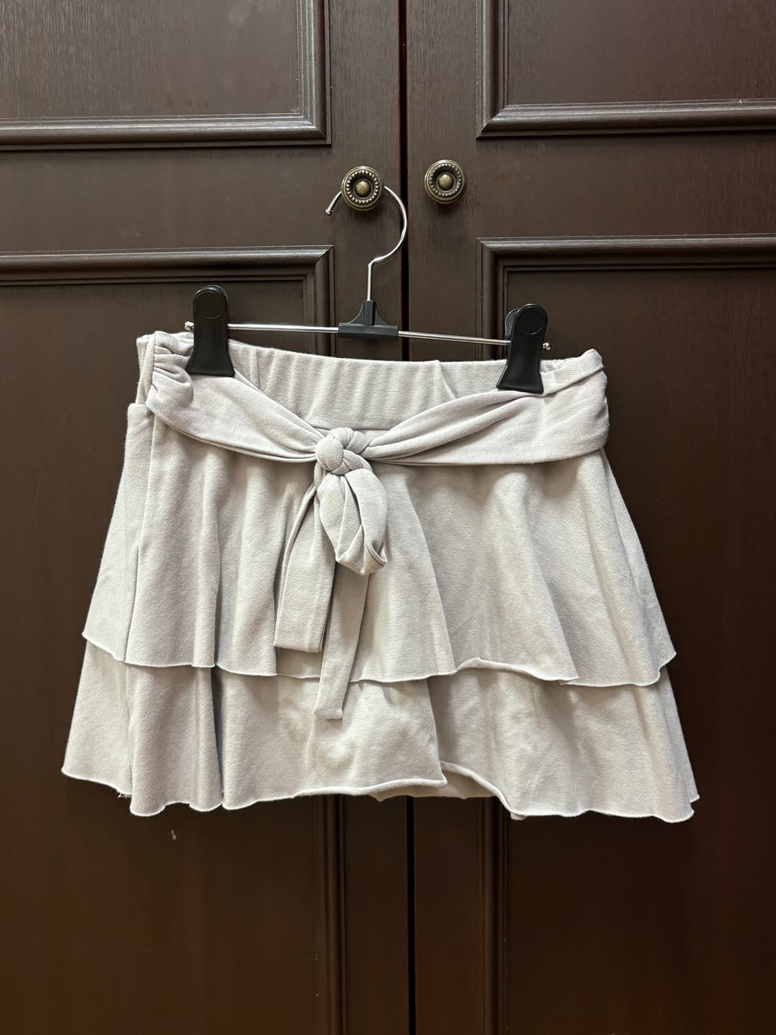 벨리아르 플리에 스커트 모브그레이 PLIE SKIRT-MAUVE GRAY 상품이미지3