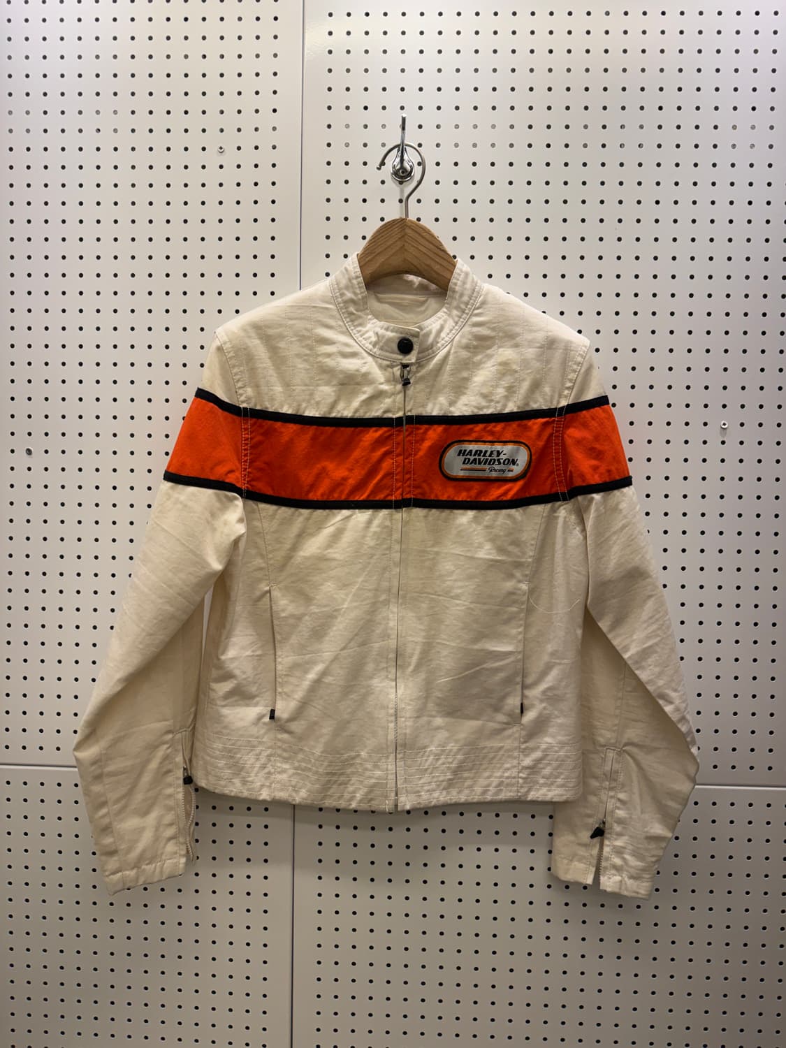 할리데이비슨 레이싱 자켓 아이보리 U423 상품이미지2
