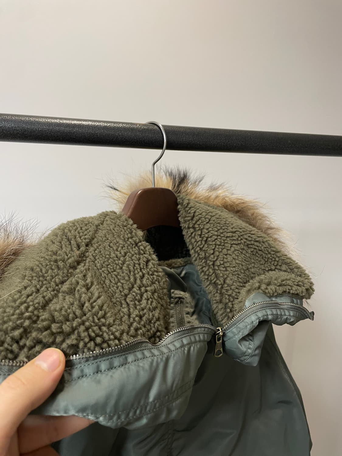 펜필드 40주년 카키 풀 후드 N2B 항공 점퍼 자켓 상품이미지6