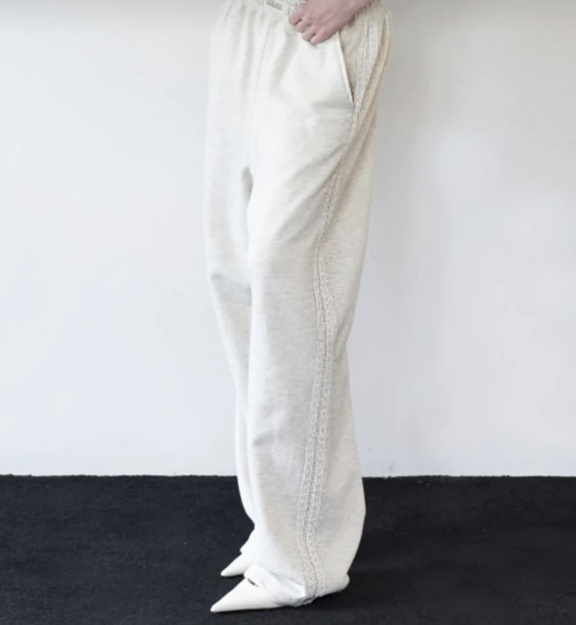 락케이크 레이스 라인 투웨이 조거팬츠 상품이미지1