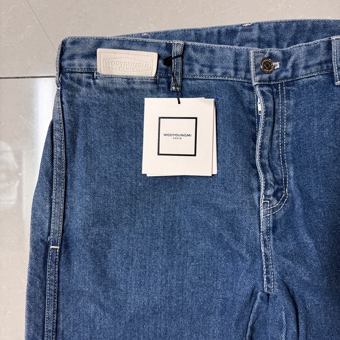 우영미 절개 데님 50사이즈 (약 32) 상품이미지4