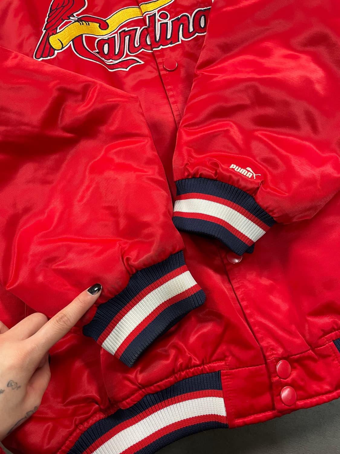 제뉴인머천다이즈 세인트루이스 바시티 자켓 상품이미지3