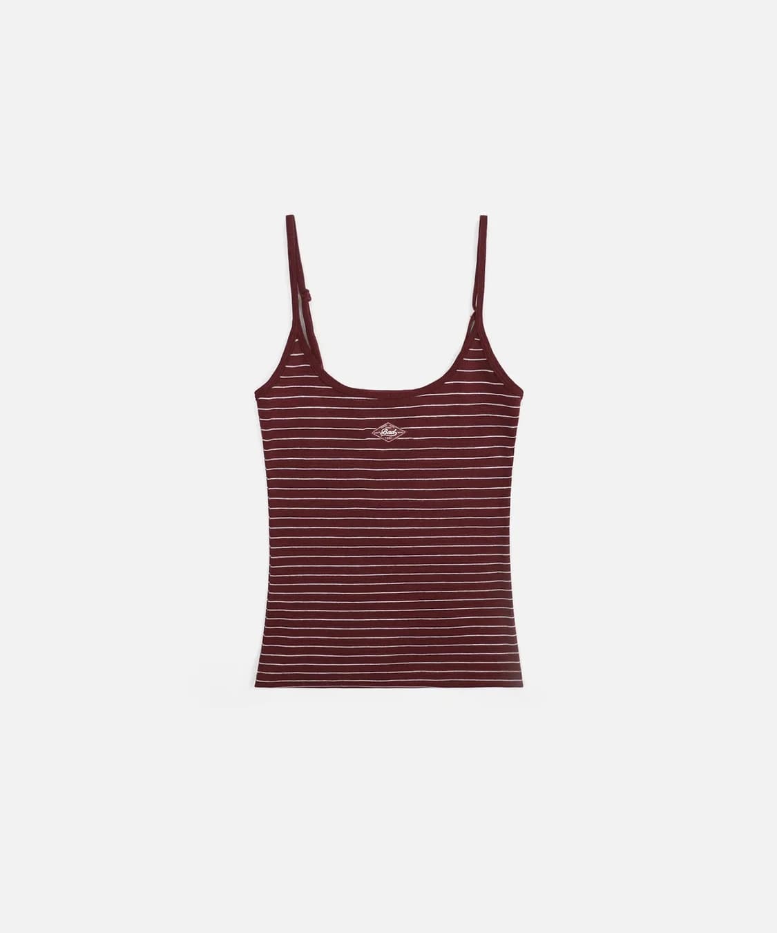 단종) 배드블러드 비욘드 소프트 스트링 탱크  - 스트라이프 와인 상품이미지1