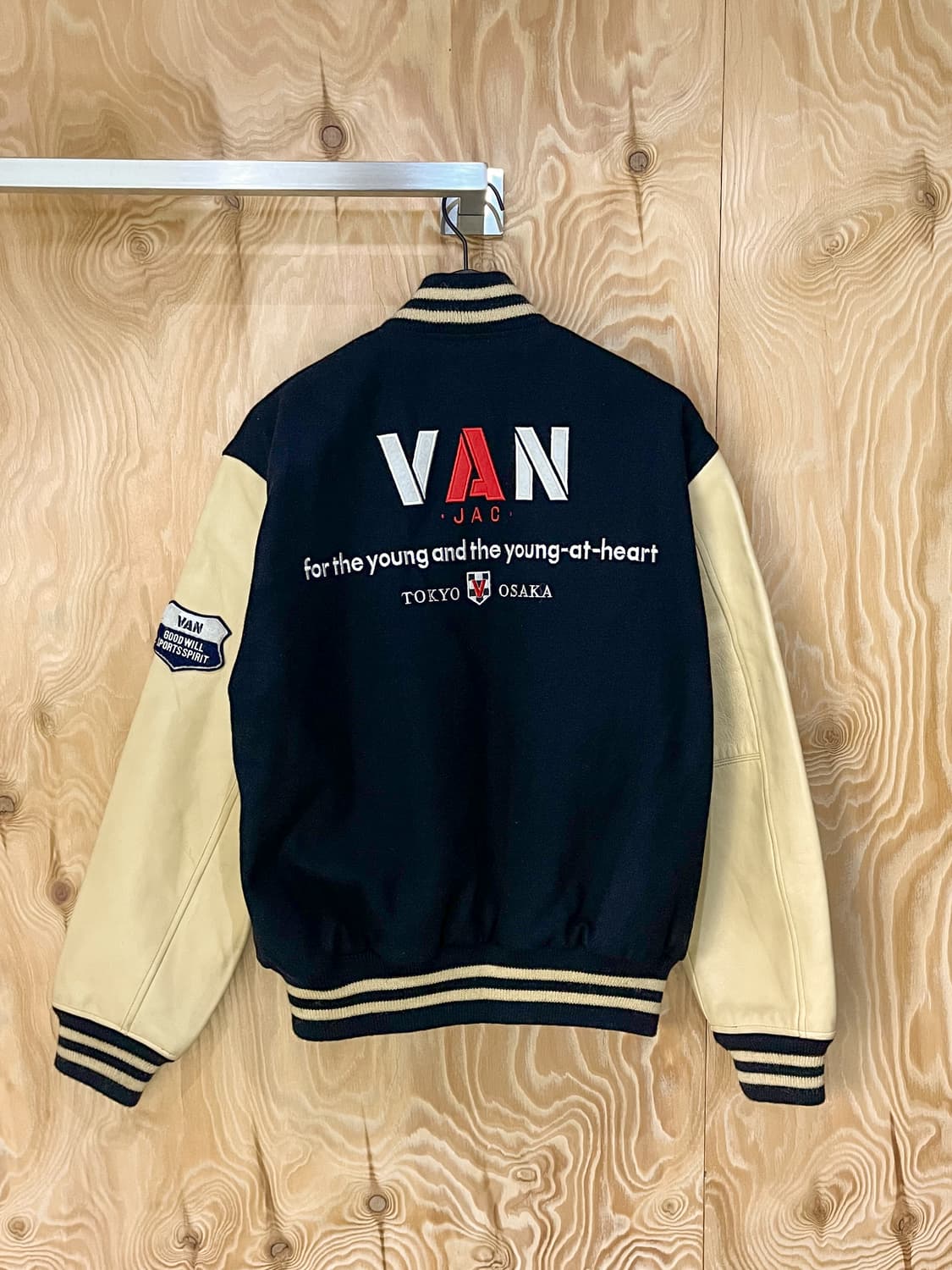 Van Jac 8-90's 울 바시티 자켓 상품이미지1