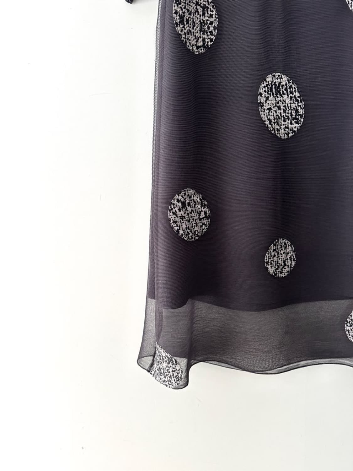 Big dot pleats ops & top / charcoal 상품이미지2