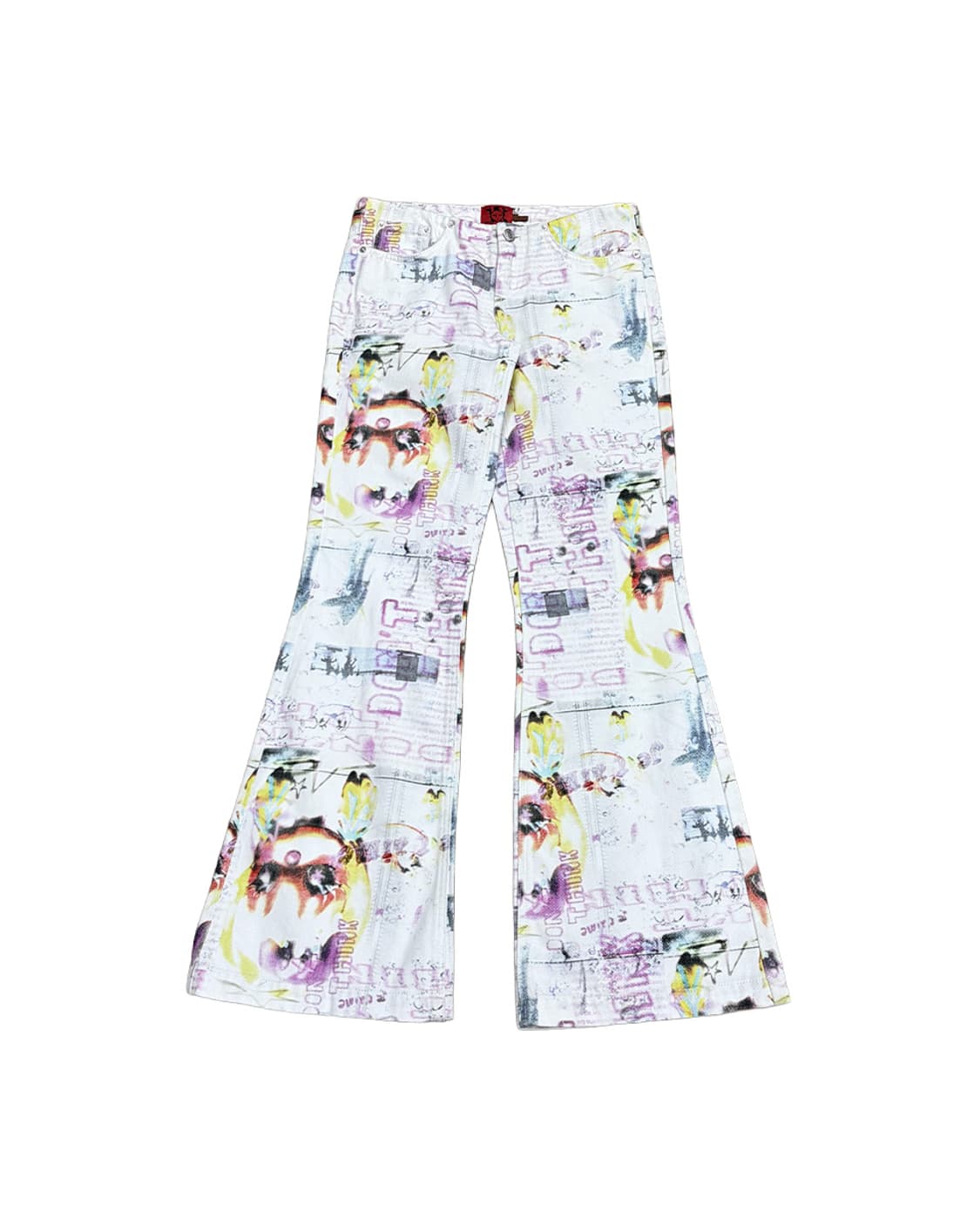 헤븐 그래픽 부츠컷 데님팬츠 상품이미지1