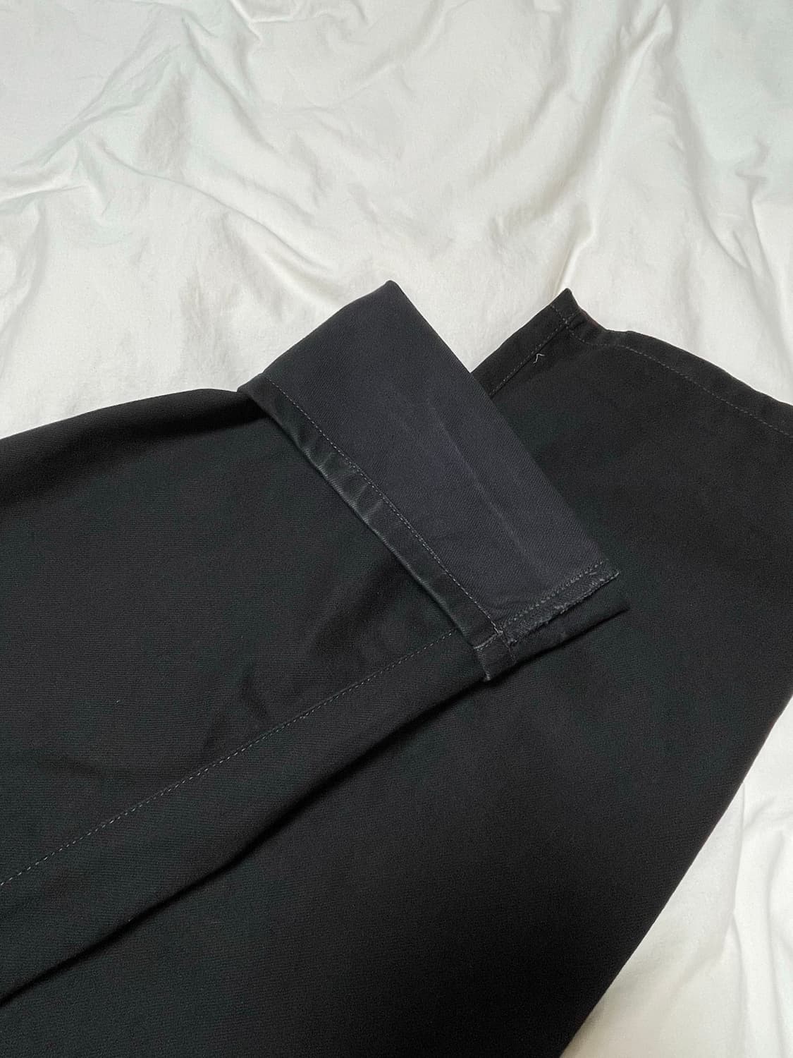 24SS 르메르 트위스트 데님 팬츠 블랙 PA326 LD1000 m사이즈 상품이미지4