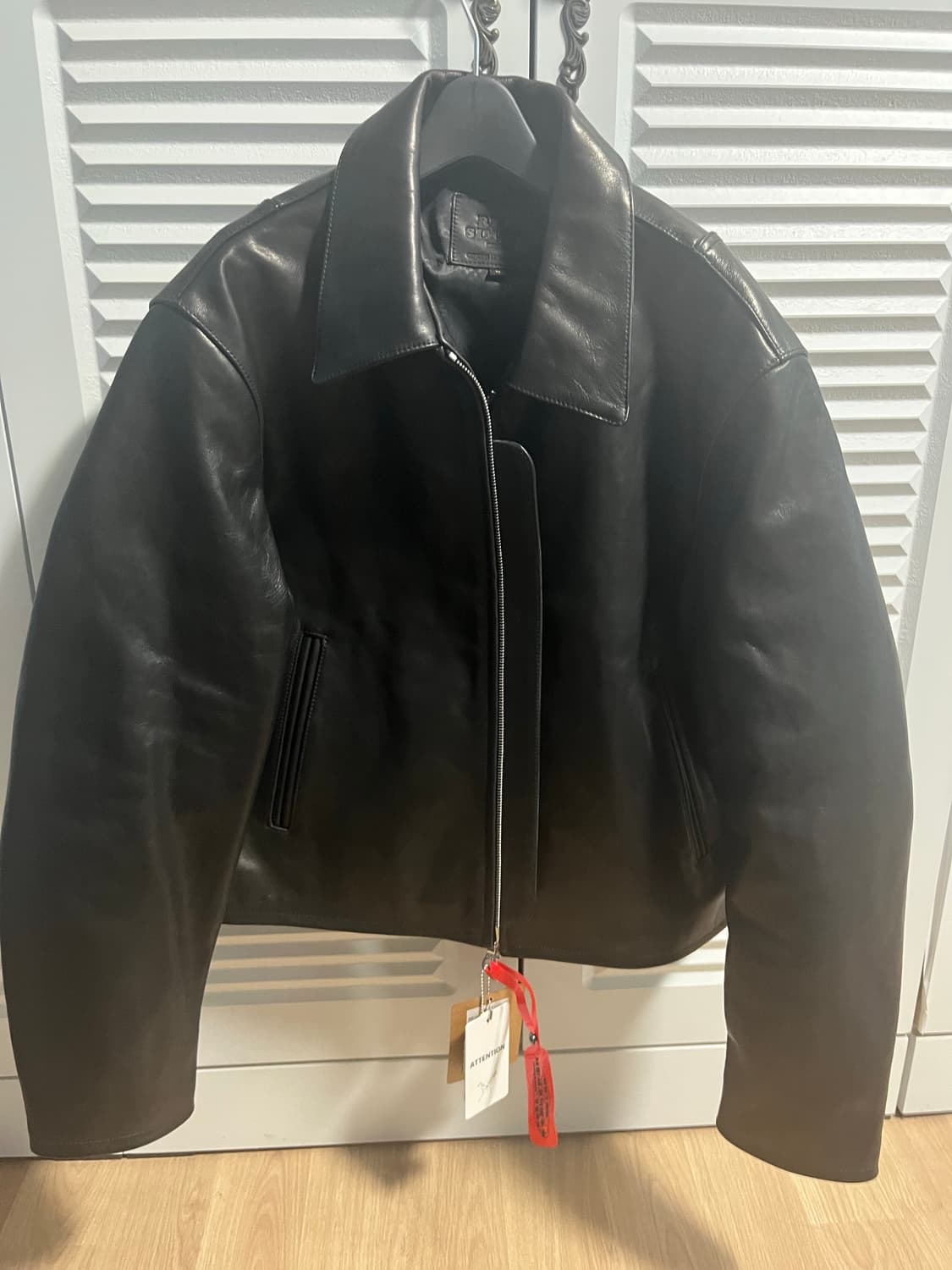 신품 리얼 시몬스 30's 카우하이드 레더 자켓 M사이즈 상품이미지2