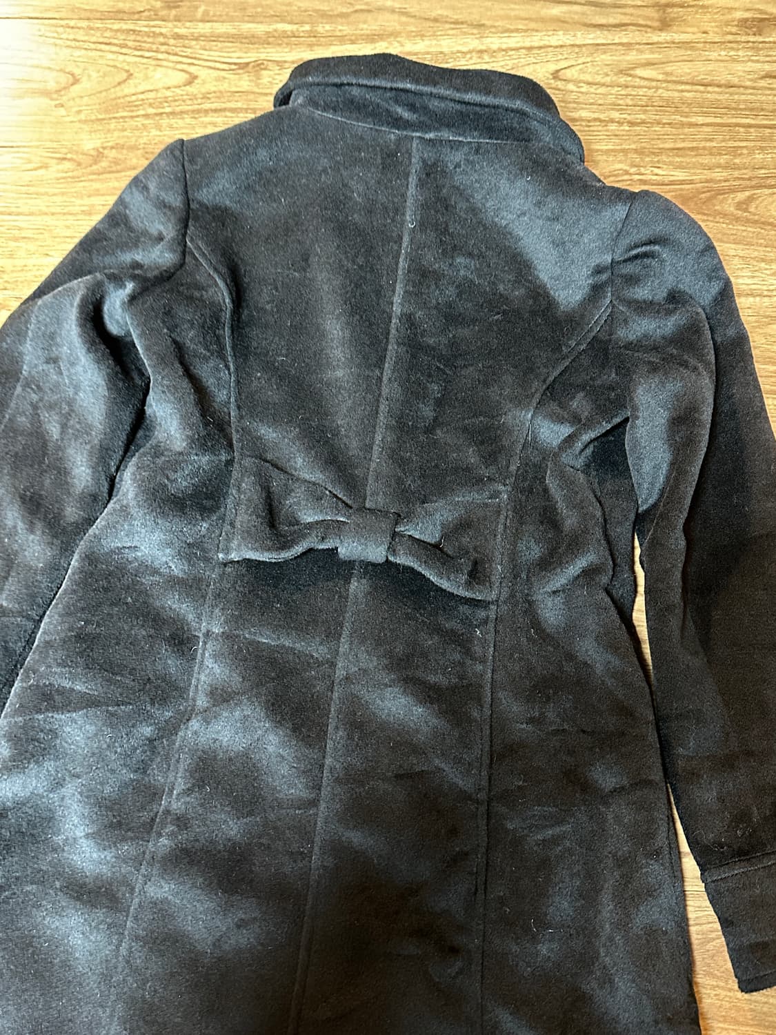 빈티지 레이스 리본 블랙 코트 히메갸루 로걀 라떼 달천깔 공겜여주 긱시크 상품이미지2