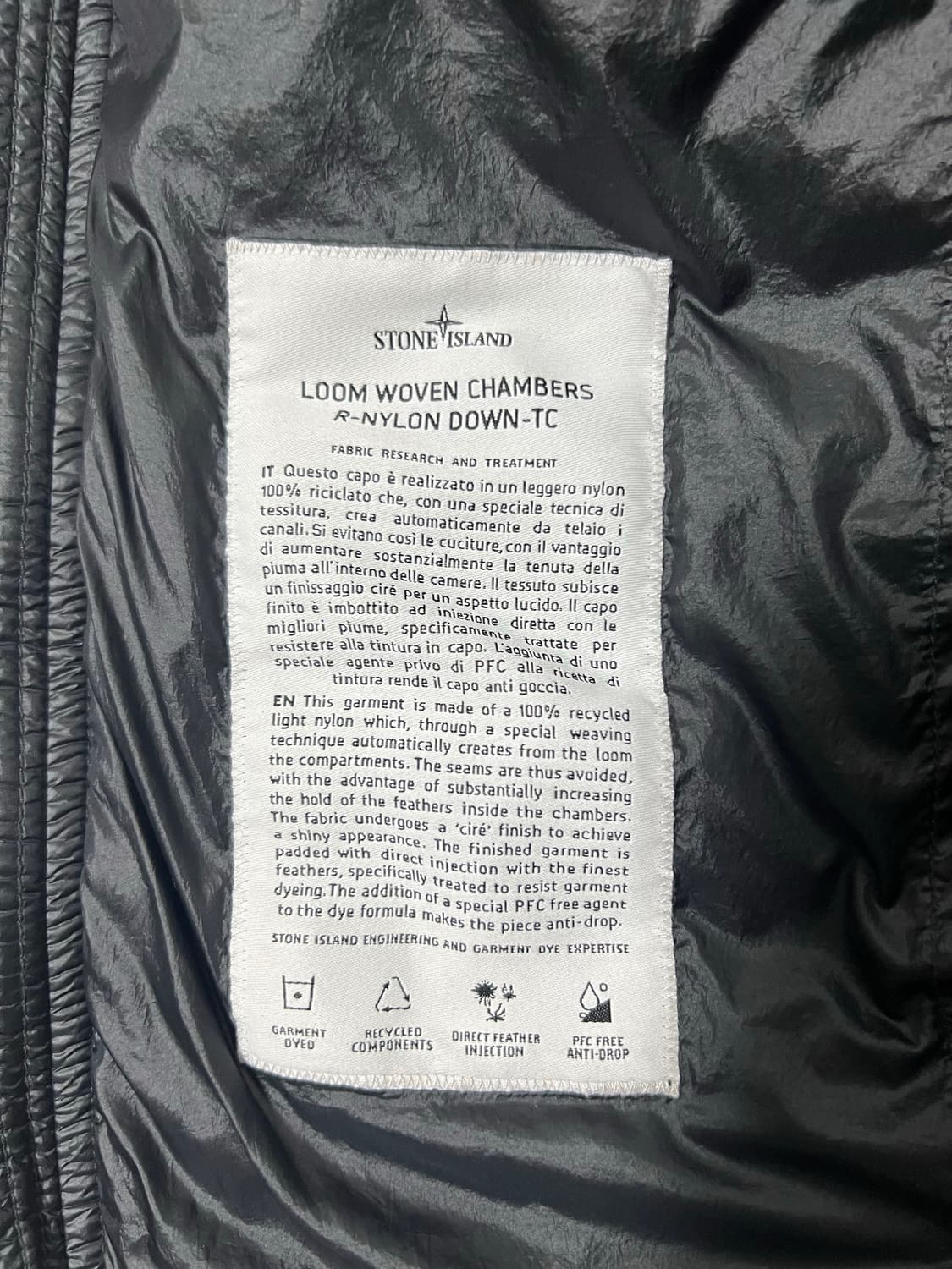 스톤아일랜드 룸우븐 경량패딩 후드 24FW  상품이미지5