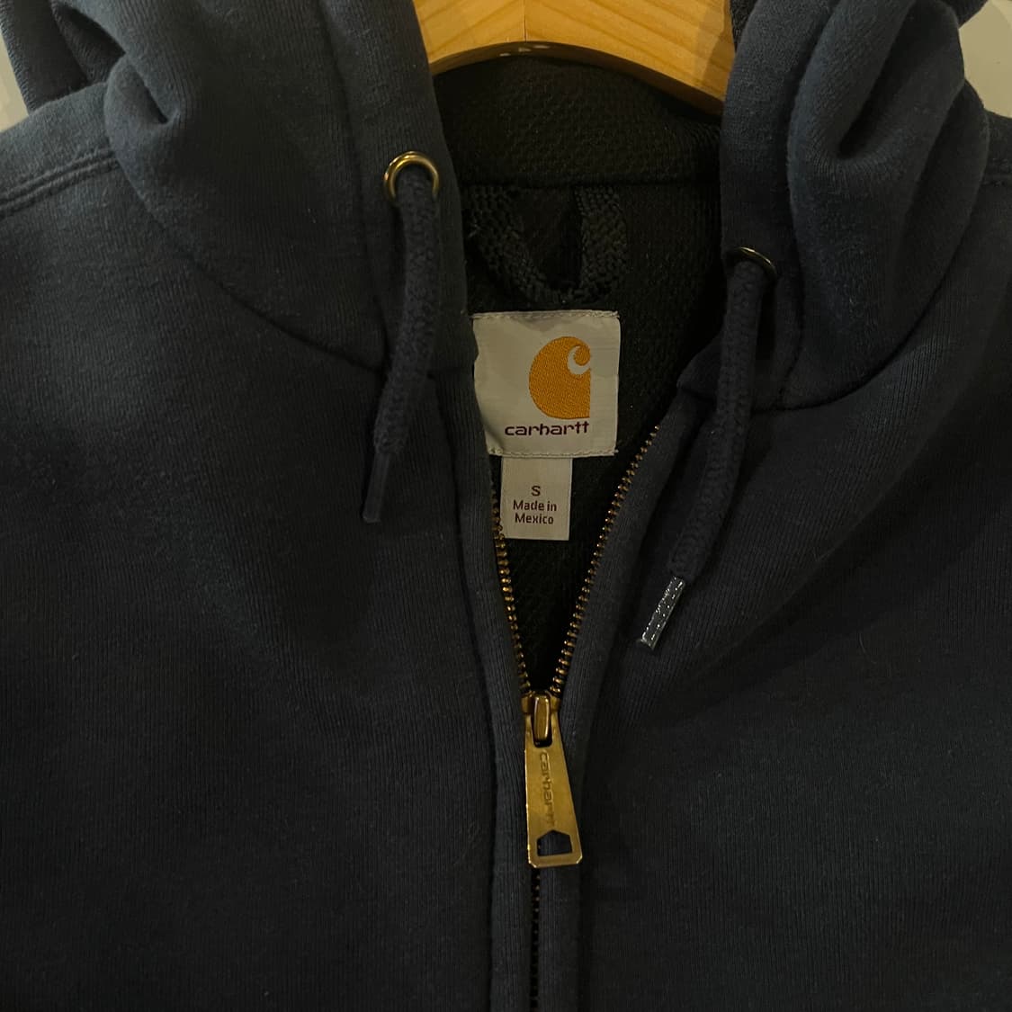 칼하트 써멀 레인디펜더 후드집업 네이비  상품이미지5