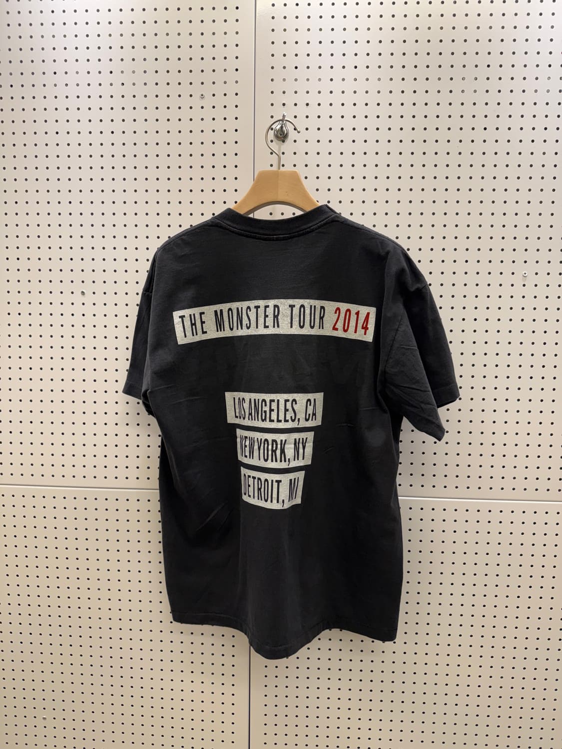 에미냄 2014 몬스터 투어 데빌 혼 반팔티셔츠 U1323 상품이미지3