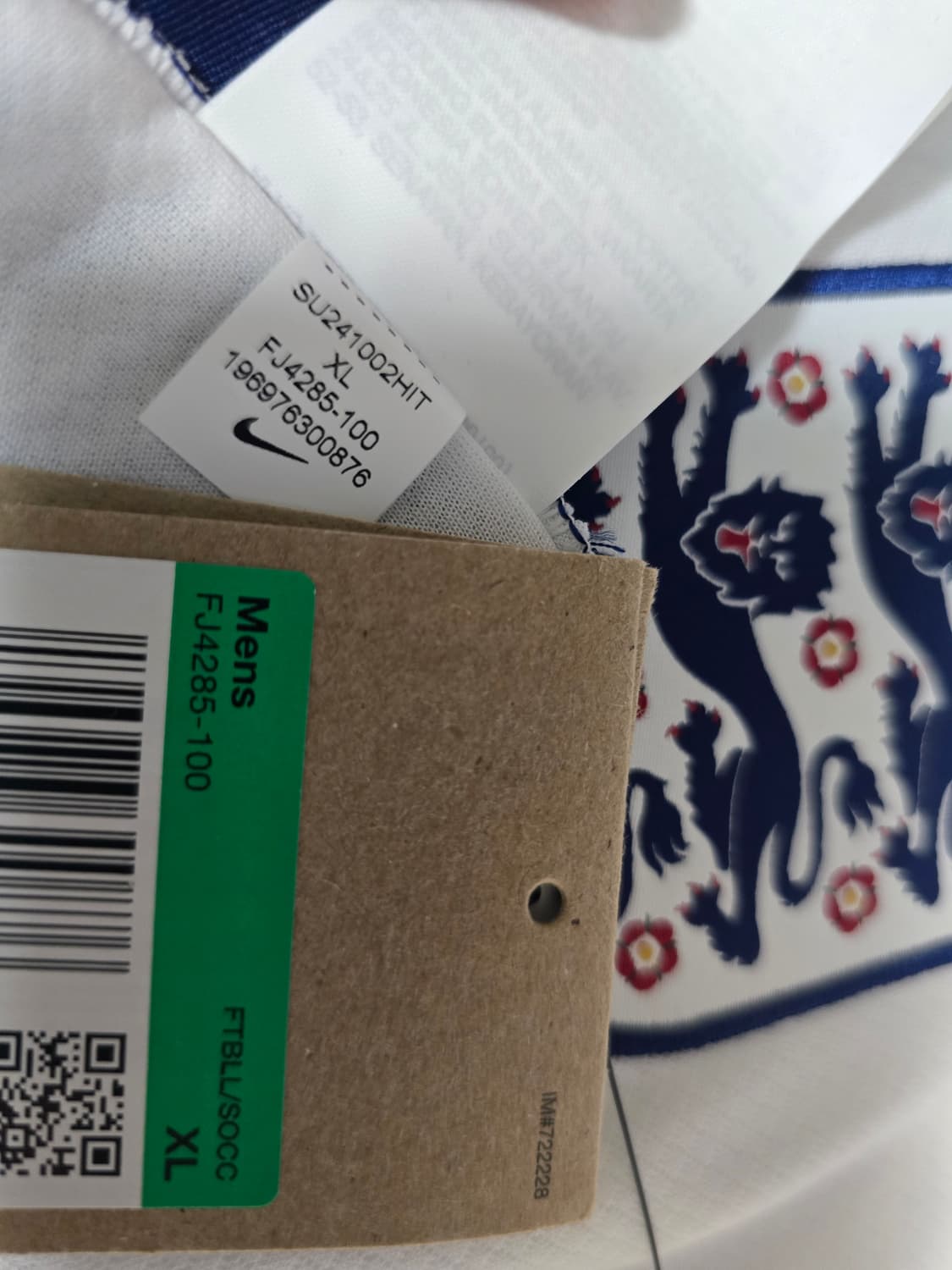 24-26 잉글랜드 홈 유니폼 주드 벨링엄 XL 상품이미지3