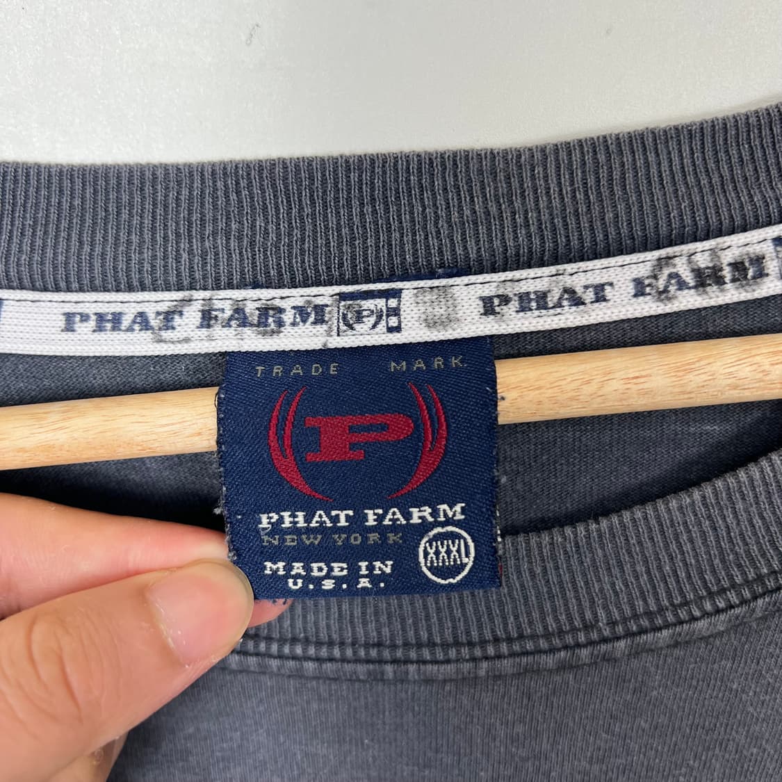 1990s USA Phat Farm 팻팜 에이징 슬리브 상품이미지8
