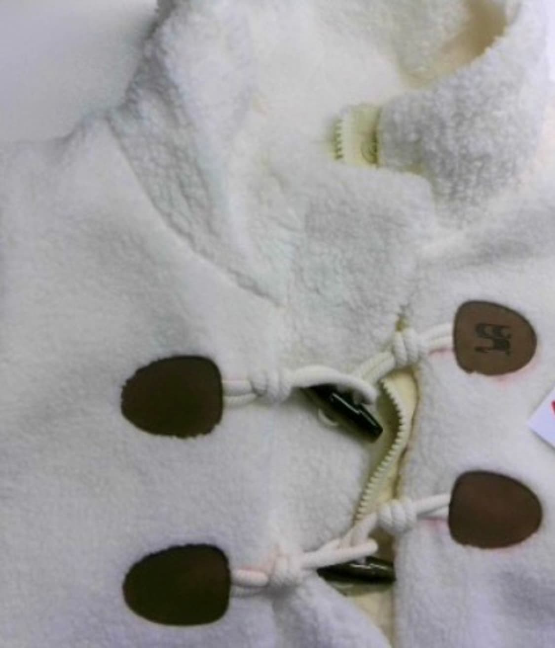 코드그라피 더플 숏 플리 점퍼 아이보리 상품이미지2