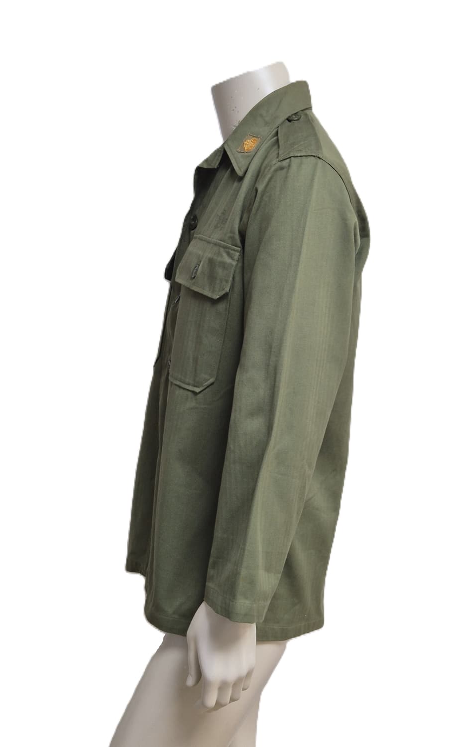 육군 구형 의무 소령 70년대 민무늬 전투복 상의 자켓 (L) 상품이미지2