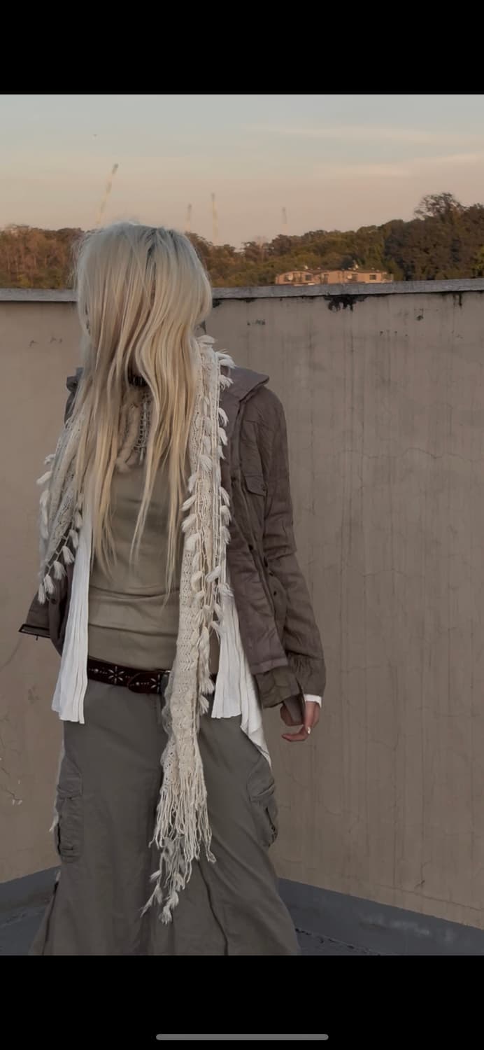 “Vintage” Fur Detail Sleeveless 상품이미지1