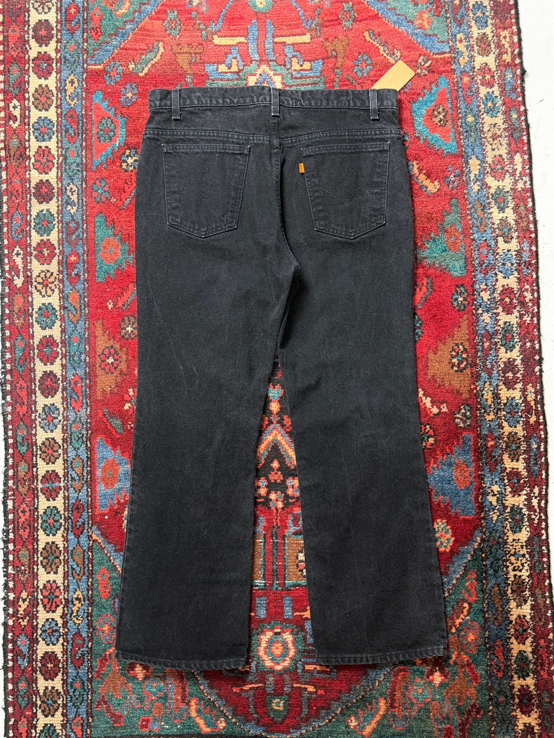 90's USA Made 빈티지 리바이스 517 블랙 오렌지탭 517 상품이미지4