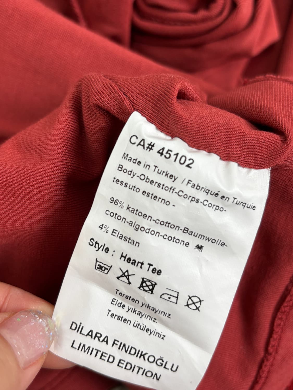 Dilara Findikoglu Limited Heart Tee 상품이미지4