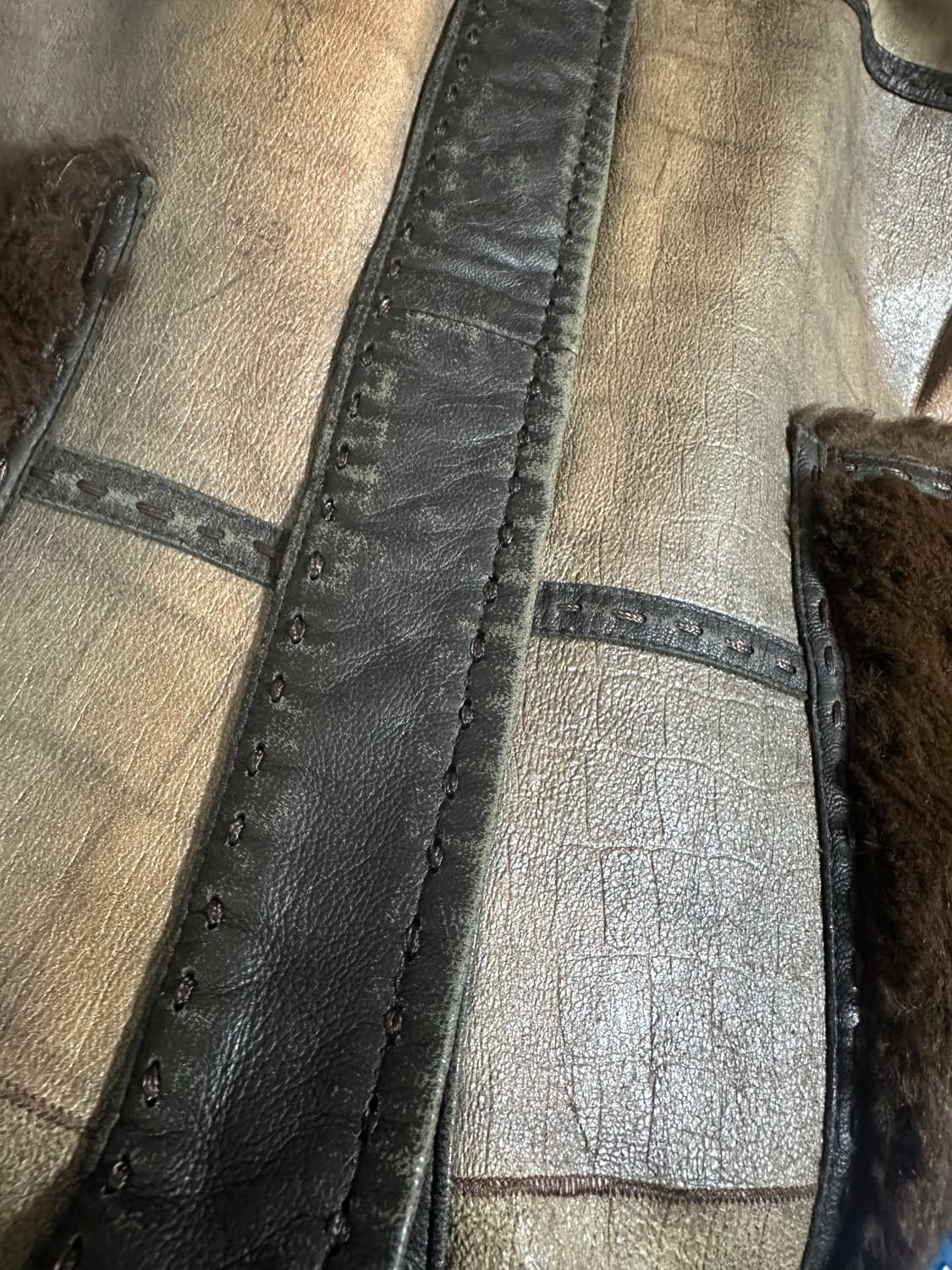 ✨ (바배) 토끼털 토끼가죽 여우털 무스탕 코트 자켓 상품이미지6