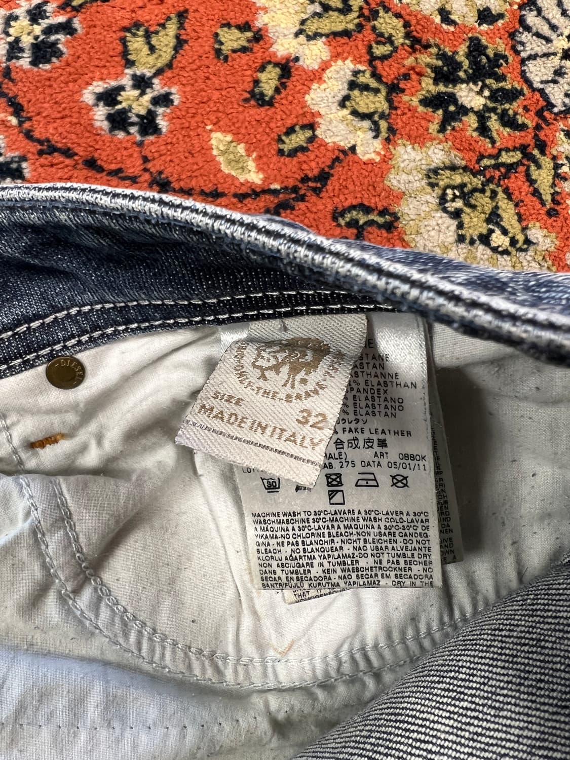 [32] 디젤 자티니 부츠컷 플레어진 데님 팬츠 상품이미지6