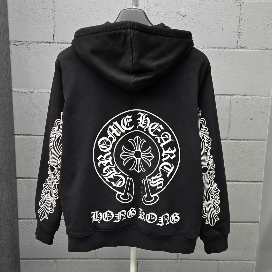 크롬하츠 홀스슈 플로랄 헤비웨이트 후드집업 M 상품이미지5