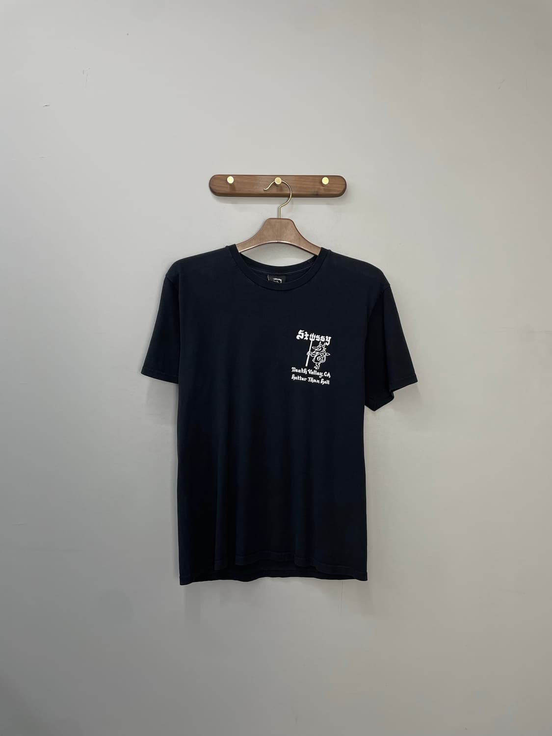 스투시 호러 댄 헬 블랙 반팔티 H1114 상품이미지2