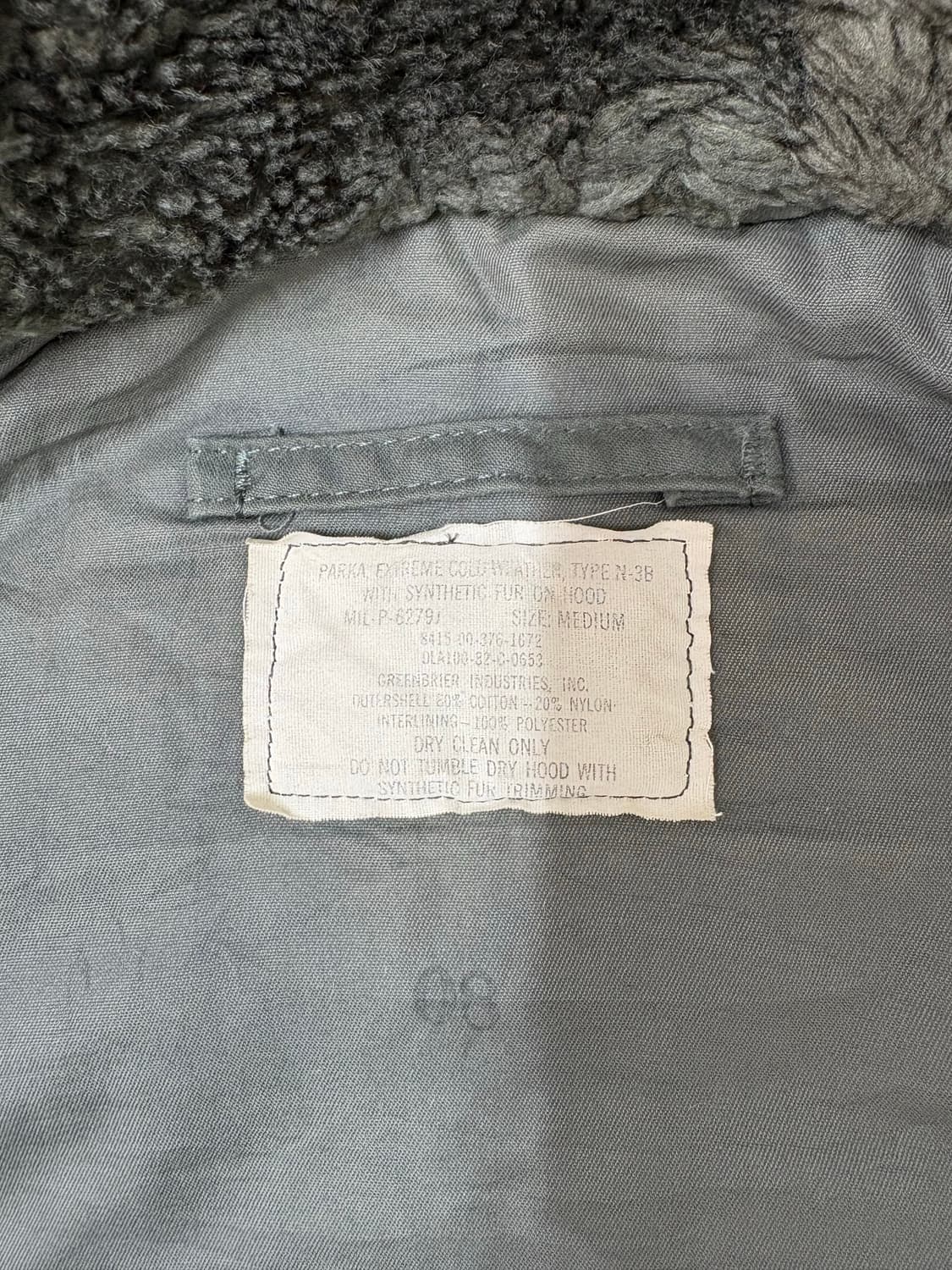 80's USAF N-3B  Extreme Cold Weather  상품이미지5