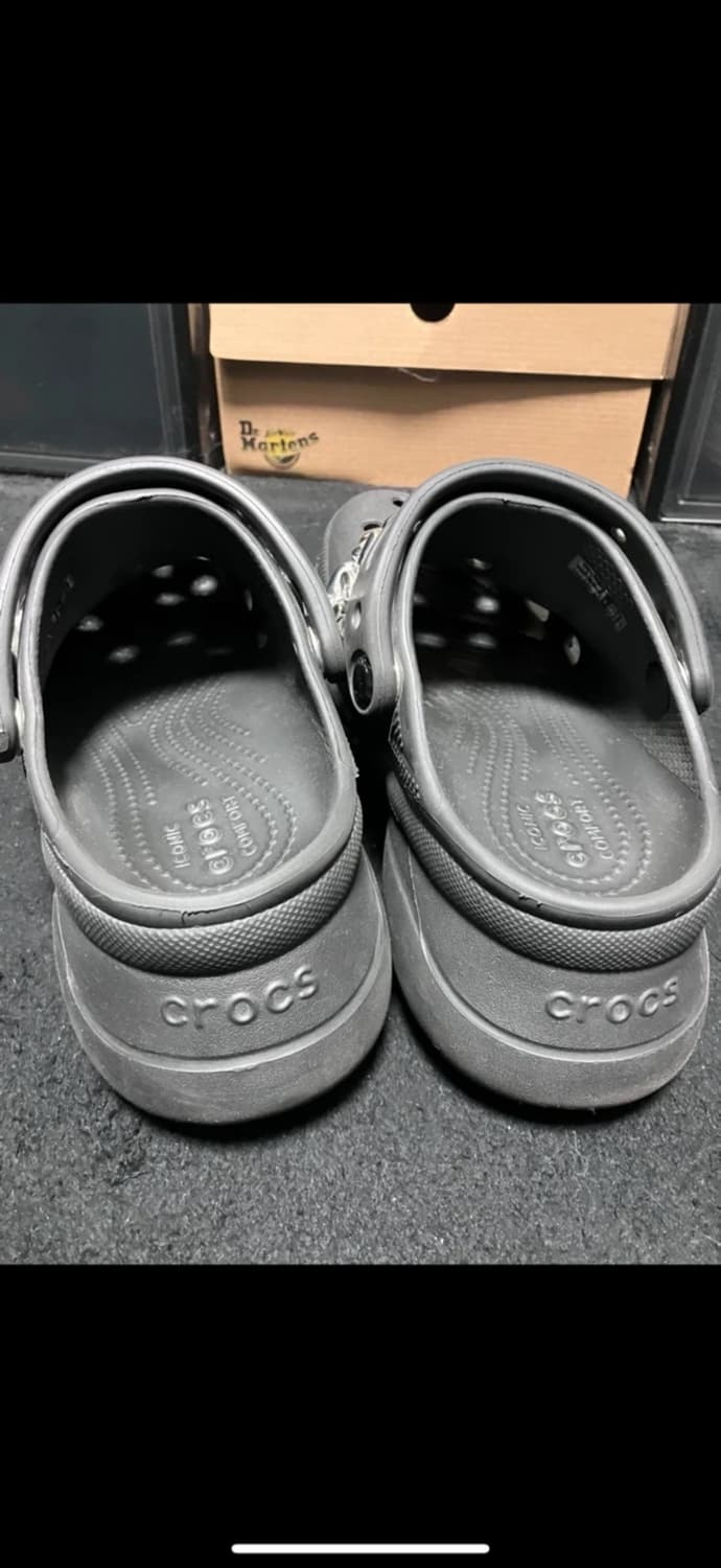 크록스체인블랙 상품이미지3