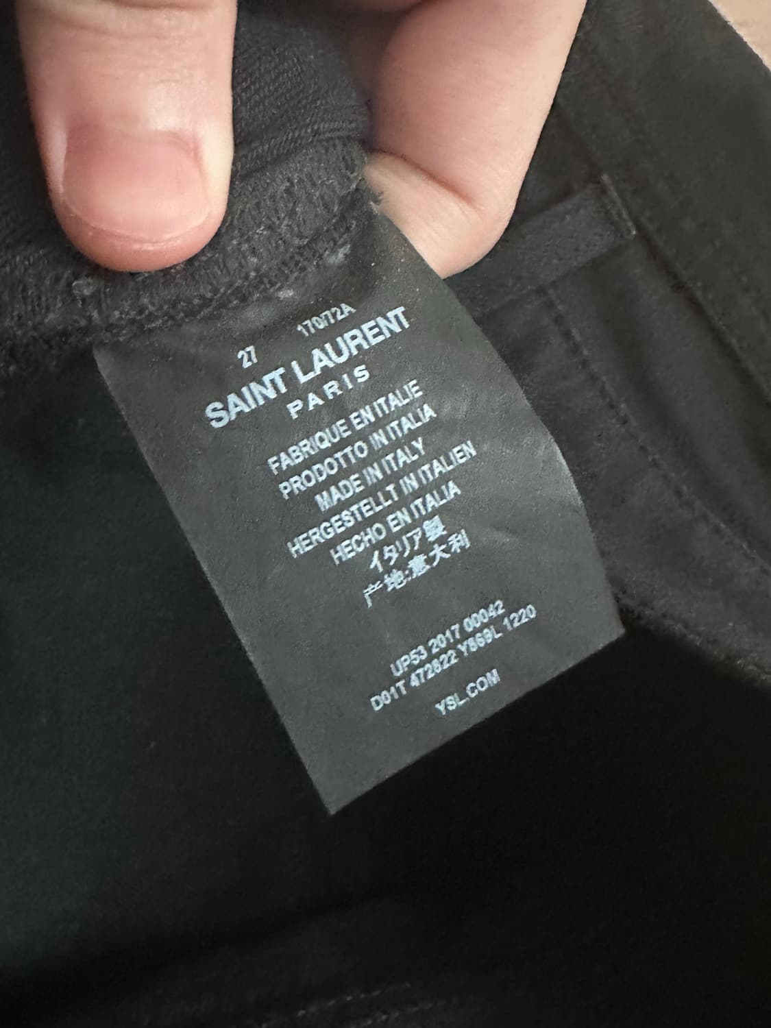 생로랑 퍼머넌트 블랙진 (27) 상품이미지3