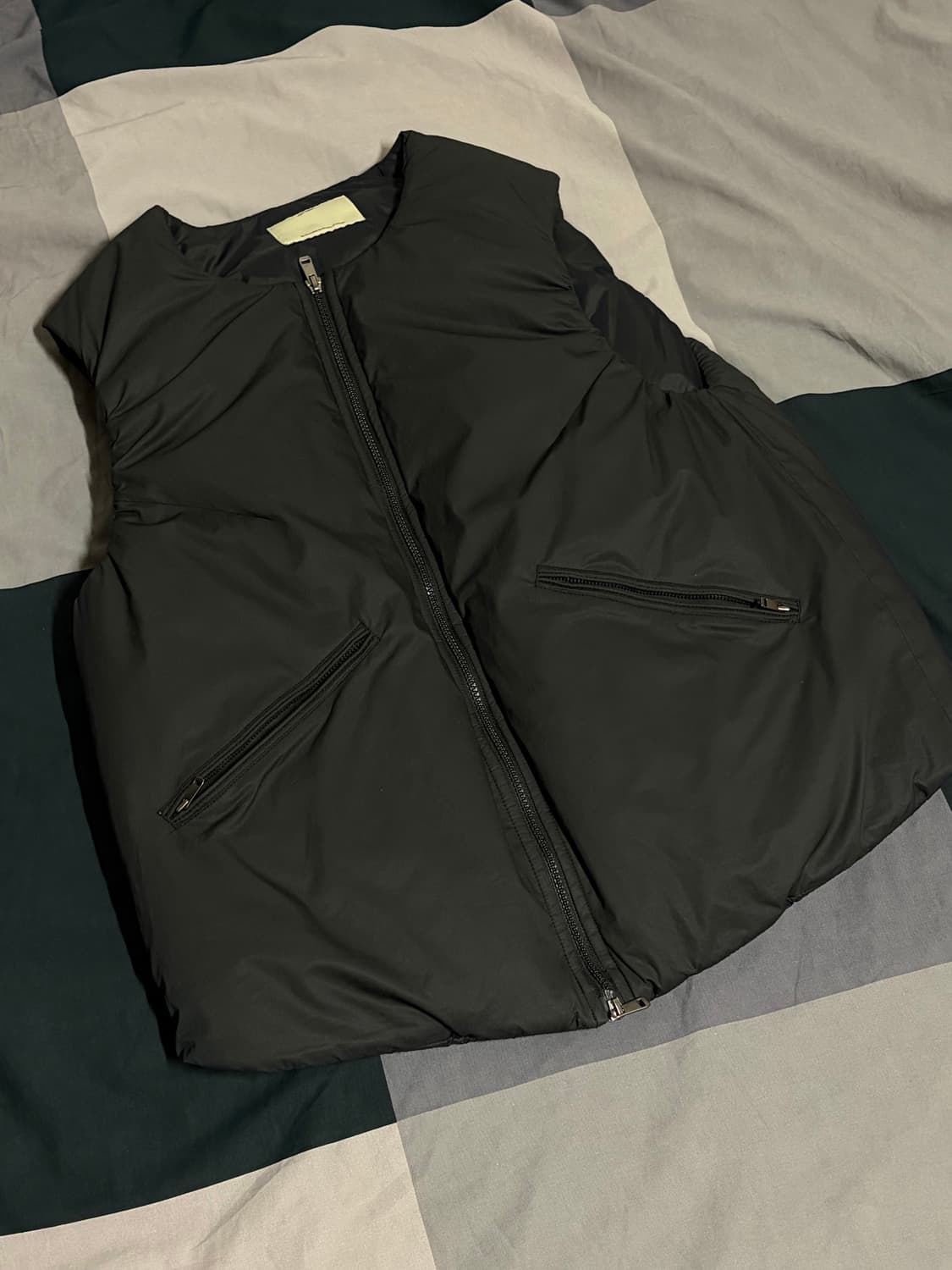 포터리 니트 베스트(Neat Vest) 블랙 2 상품이미지1