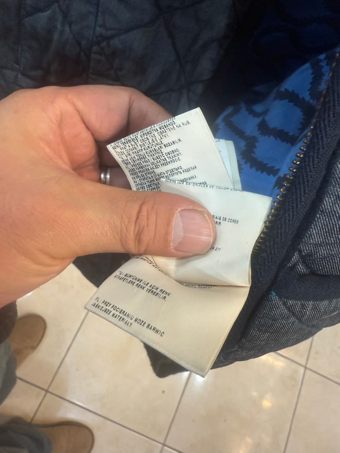 95 정품 비비안웨스트우드+Lee 데님퀄팅조끼 팝니다 상품이미지8