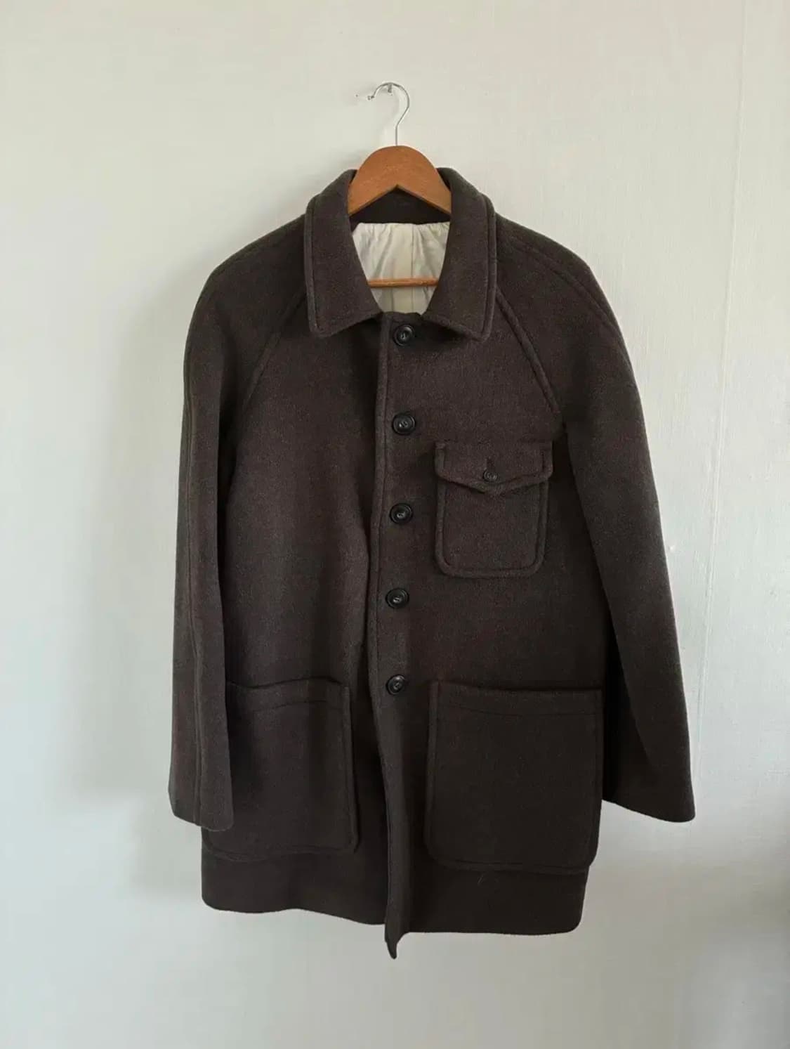 Tela half coat brown 2사이즈 상품이미지1