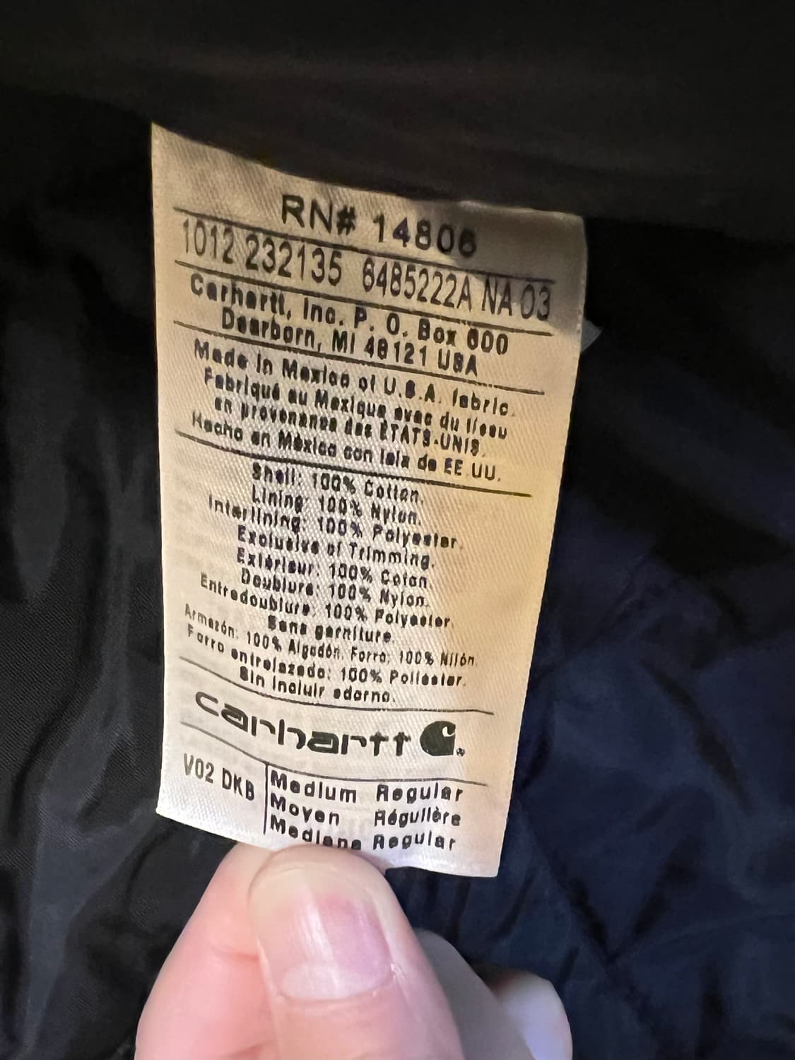 90s 칼하트 V02 빈티지 워크 베스트 조끼 다크브라운 M 상품이미지7