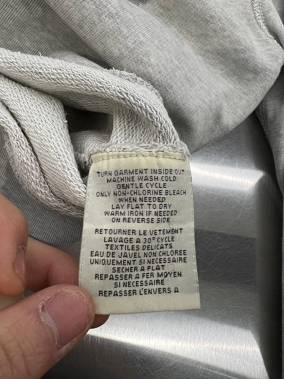 데님 앤 서플라이 오트밀 헤더 DSRL 스컬 그래픽 프린팅 크루넥 스웨트 상품이미지9