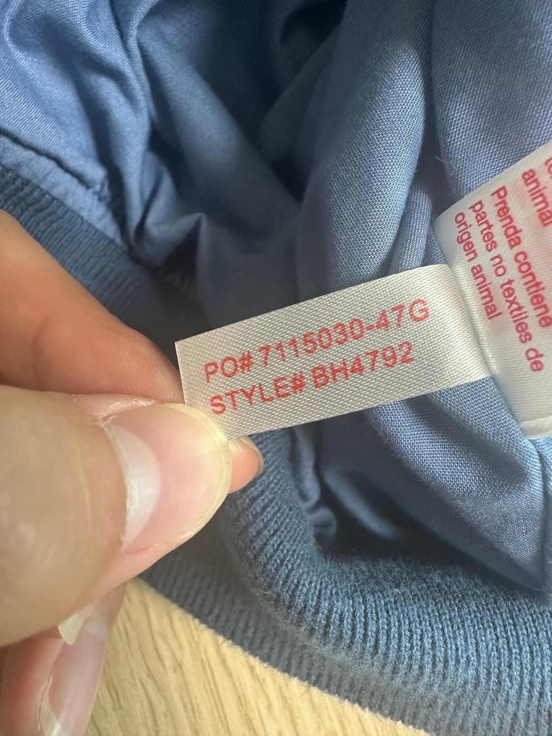 라코스테 트윌 캐주얼 점퍼 (블루) 상품이미지4