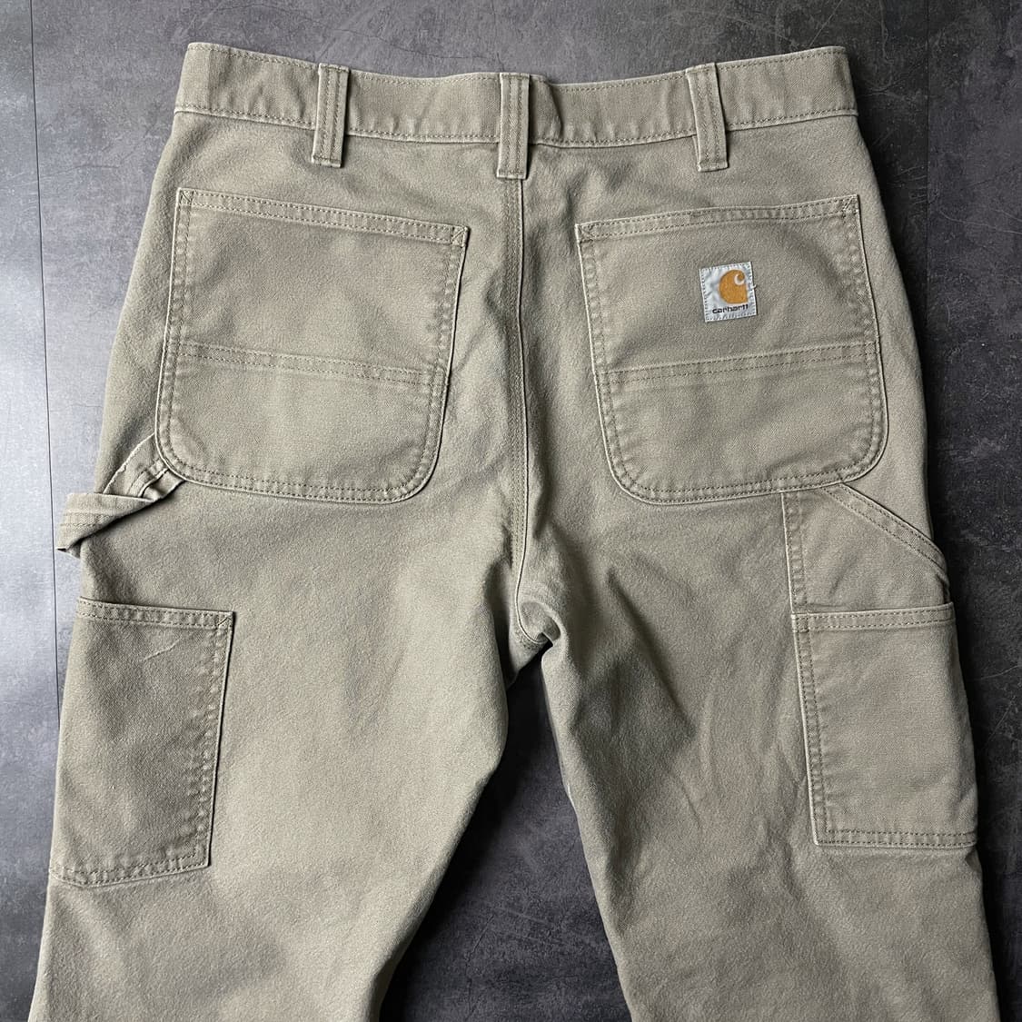 CARHARTT 칼하트 빈티지 베이지 싱글니 카펜터 워크팬츠 상품이미지7