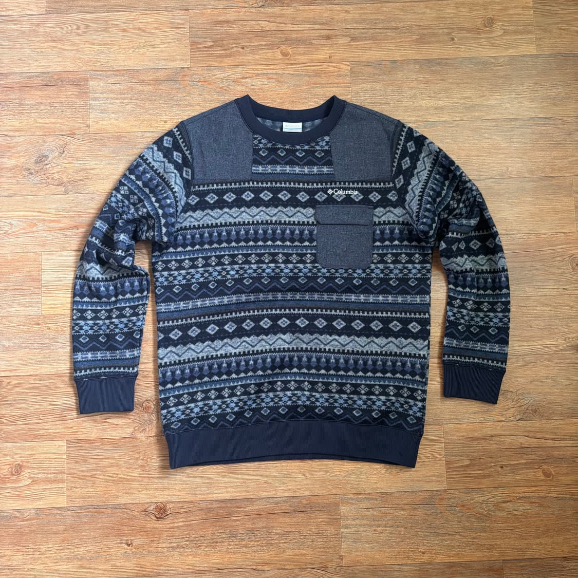 컬럼비아 XL 플리스 티셔츠 새제품급 밀리터리 포켓 아웃도어 상품이미지1