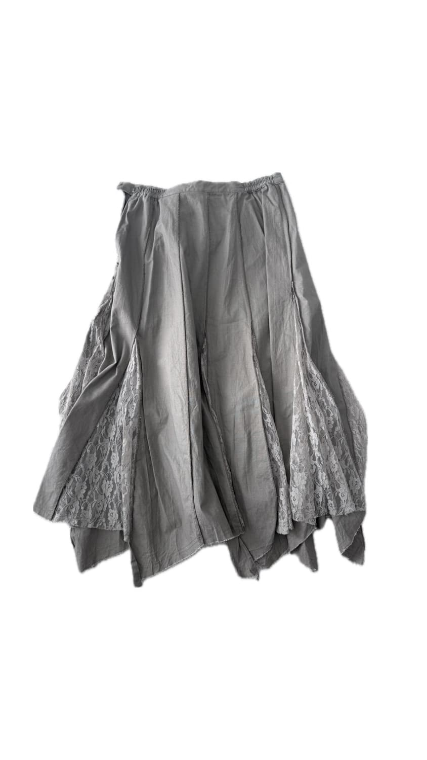 빈티지 오리엔탈 카키브라운 롱스커트 상품이미지2