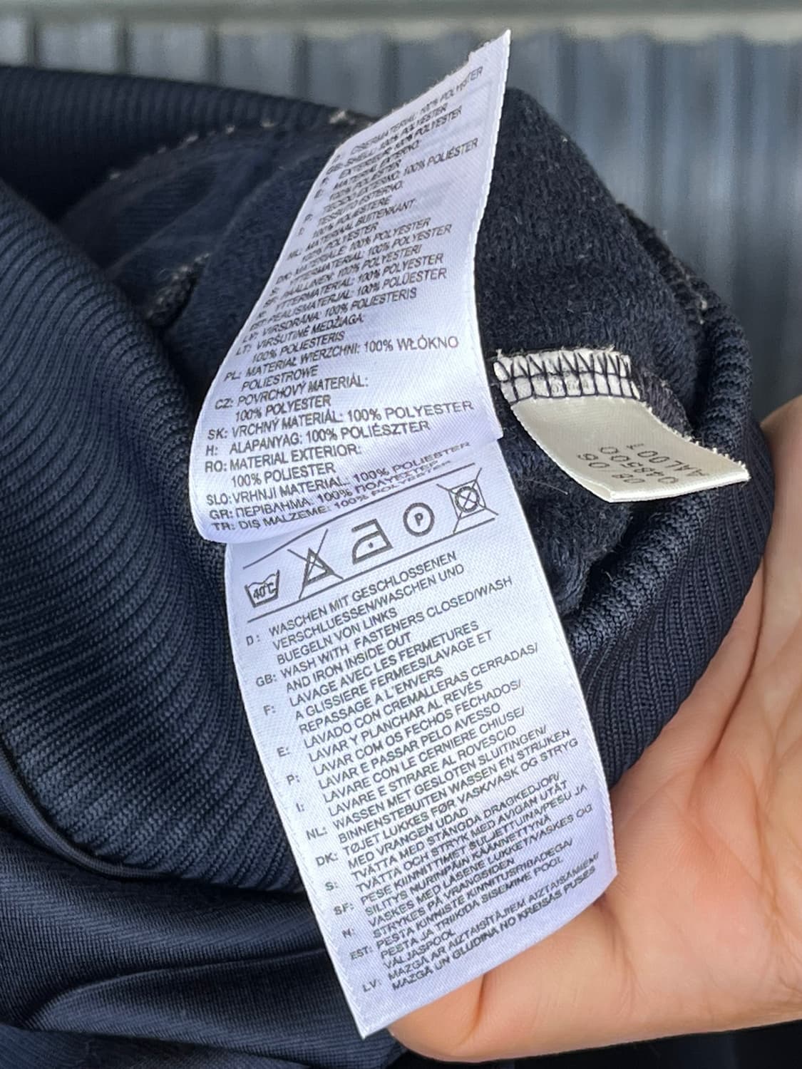 4XL 아디다스 네이비 삼선 져지 상품이미지9