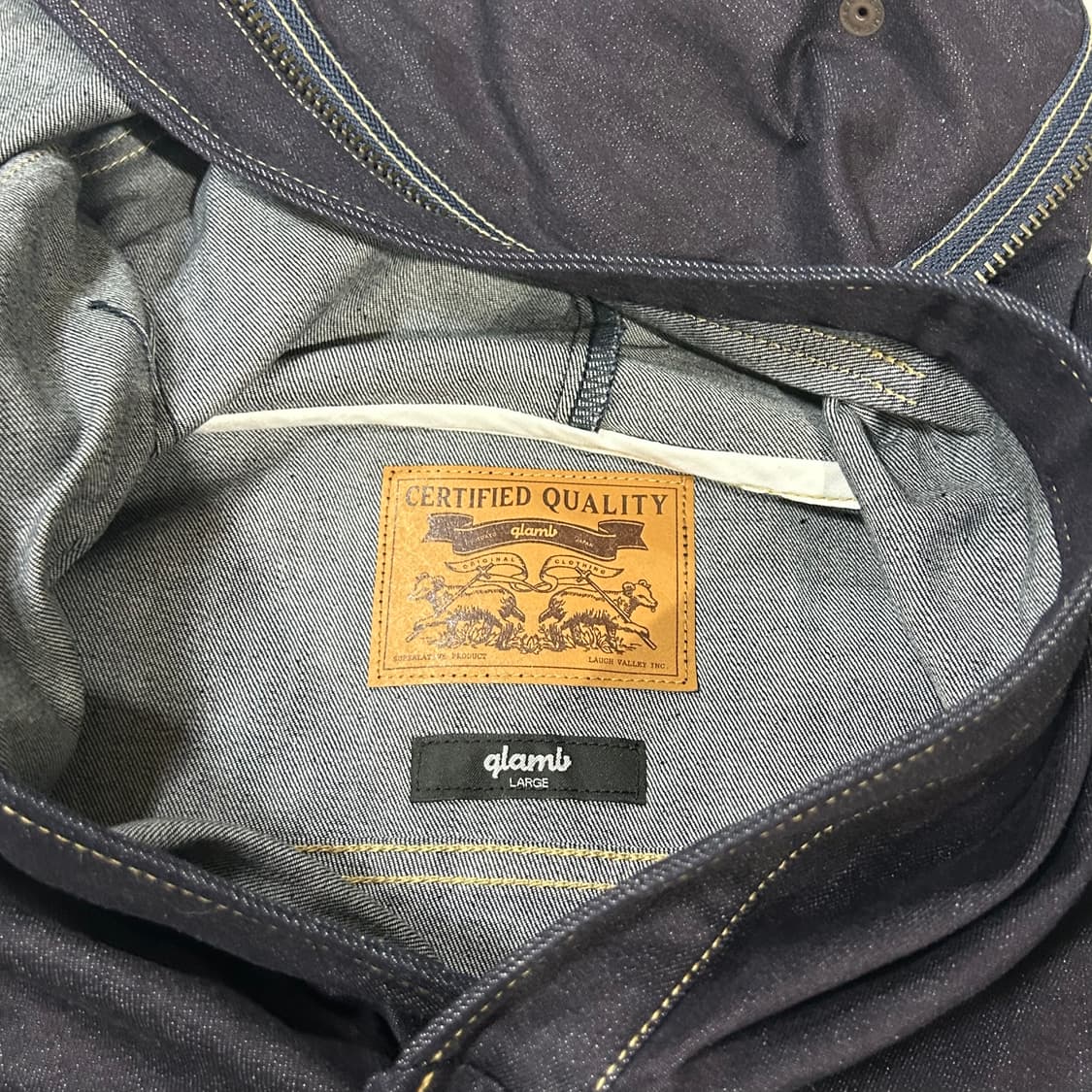 [glamb] 그램 후드 데님 자켓 상품이미지6