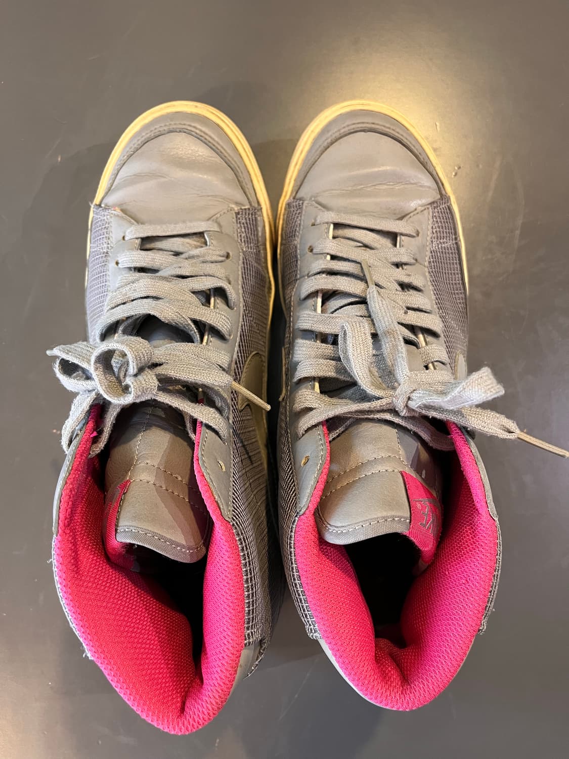 나이키 블레이저 미드 그레이 핑크 (285mm)  상품이미지6